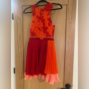 Three floor floral dress